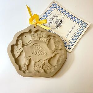 Brown Bag Cookie Art Partridge in a Pear Tree 1990 Baking Mold